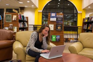 Student studies in Barnes N Nobles