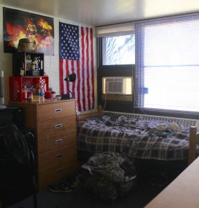 Mullica Hall bedroom setup 