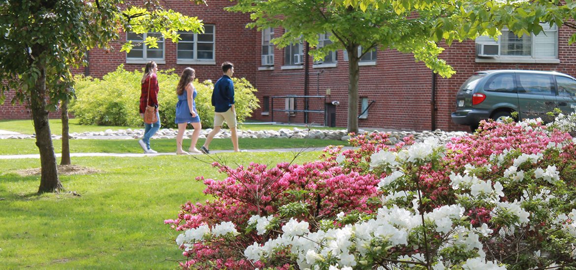 Rowan Students Walking on Campus