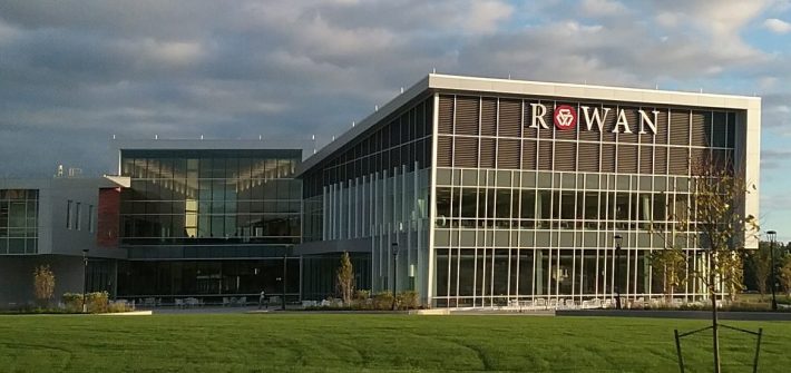 Main building at Rowan College at Burlington County partnership with Rowan University
