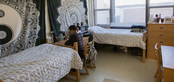 Rowan University freshmen residence hall Evergreen Hall