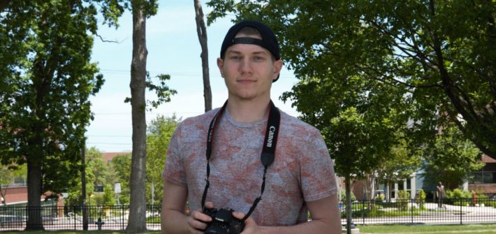 Justin taking a picture