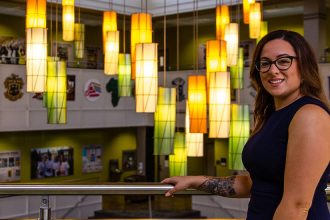 PCI alumna Yaniris Patton-Cintron in Chamberlain Student Center