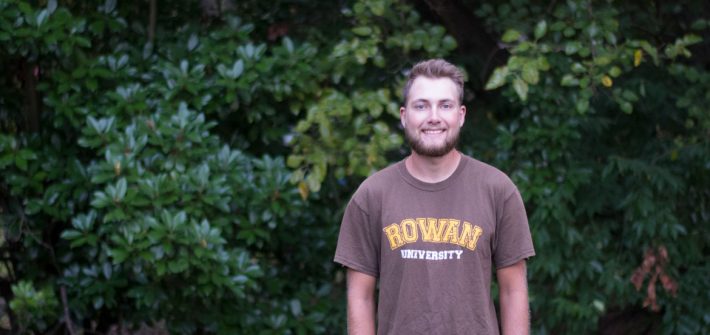 Psychology major and transfer student Greg Joyce
