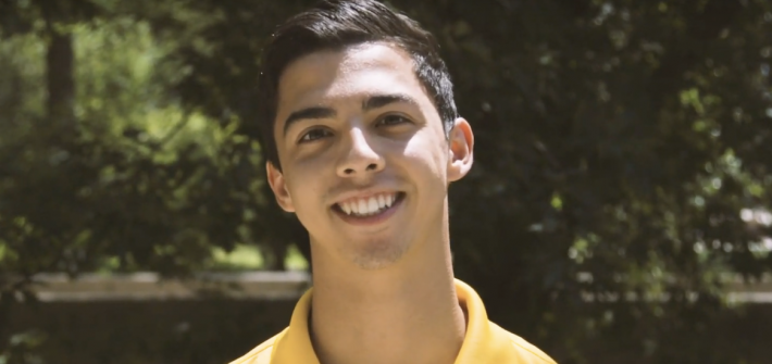 Matt Ortiz being interviewed about his experience working for the Rowan PROS