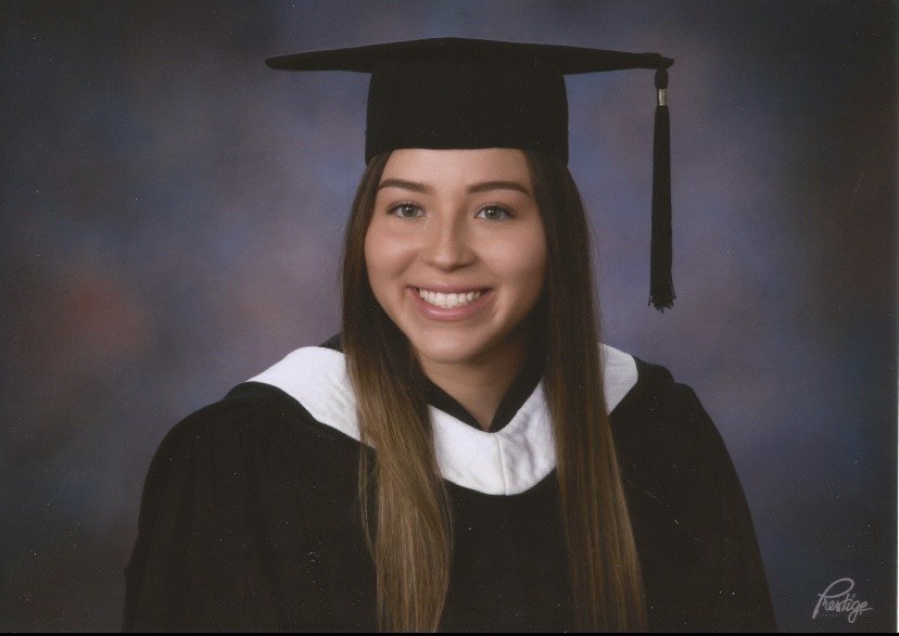 Graduation photo of Ashley.