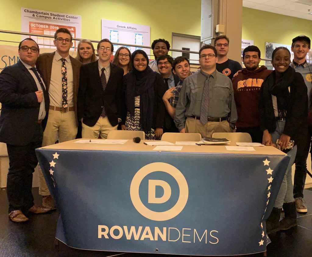 Group shot of Rowan Democrats