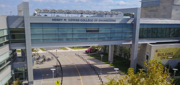 Exterior shot of Engineering Hall.