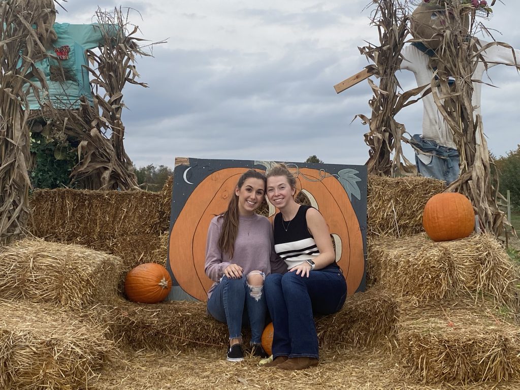 Loredonna and Olivia at Hill Creek Farms.