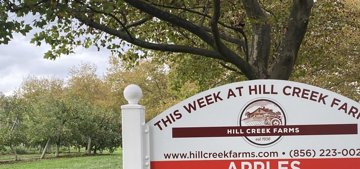 hill creek farms sign