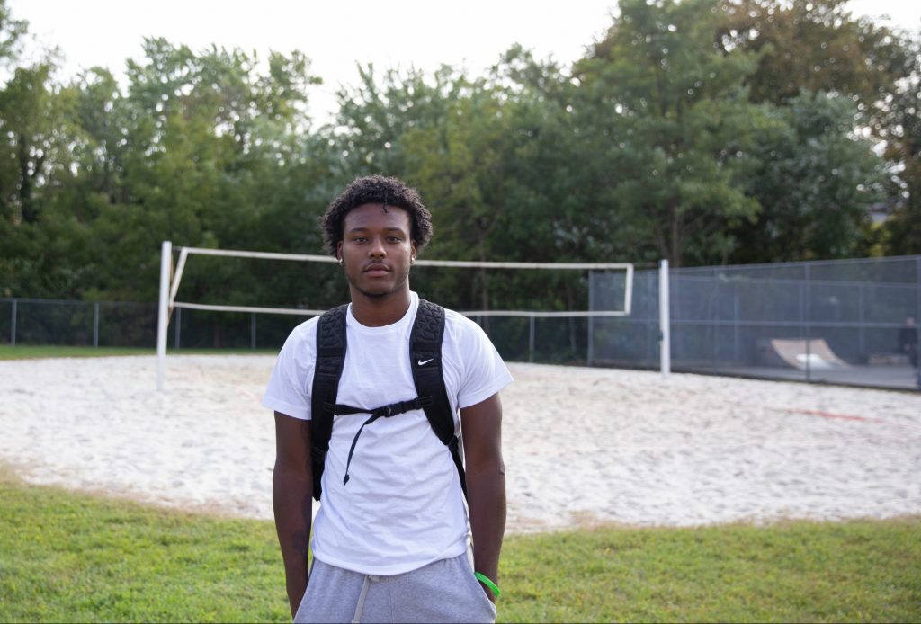 Tamir Reed poses for a photo. 