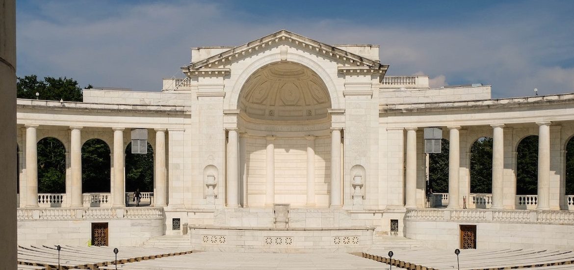 Building at Arlington National Cemetery.