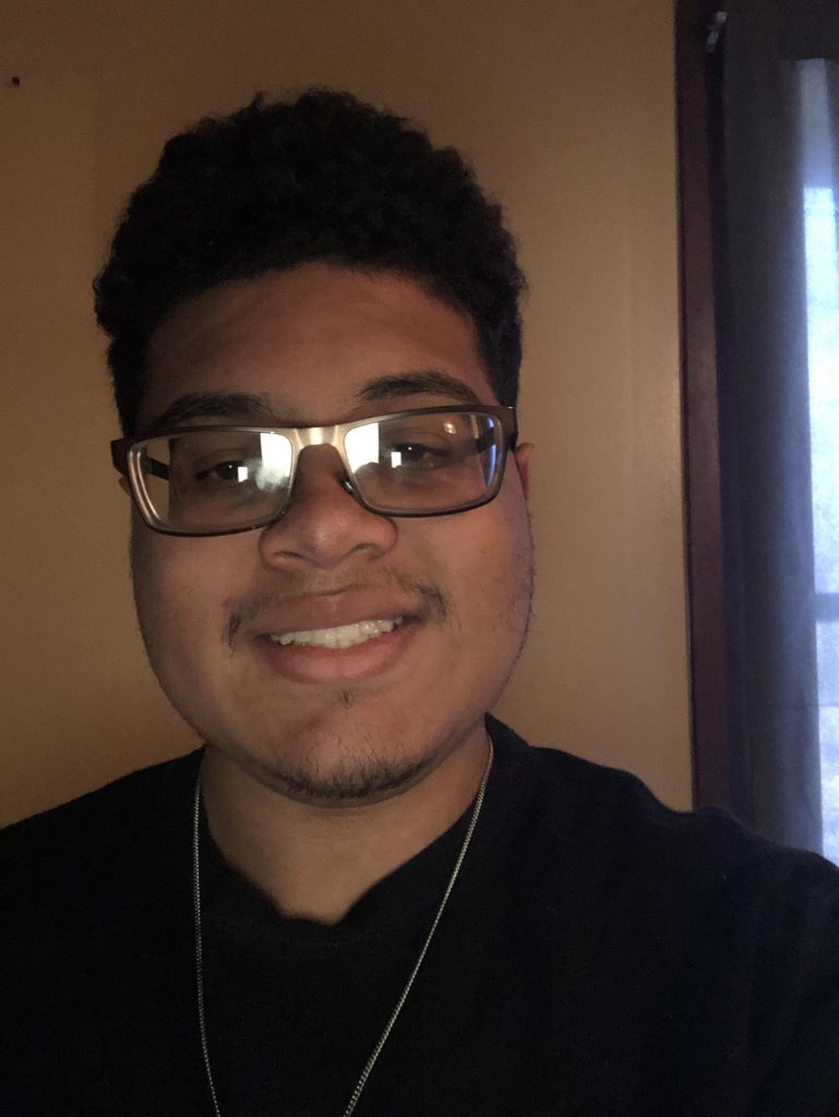 Selfie of Isaiah.