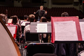 Rowan music performance in Wilson Hall.