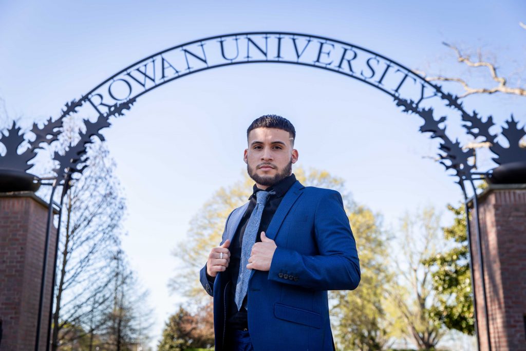 Anderson at the Rowan arch.