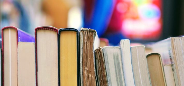 Stock photo of books.