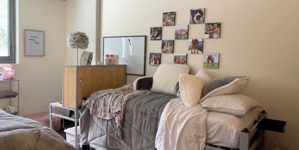 Natalie's first year year room in Holly Pointe.