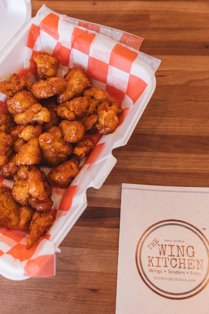 Cauliflower wings at The Wing Kitchen.