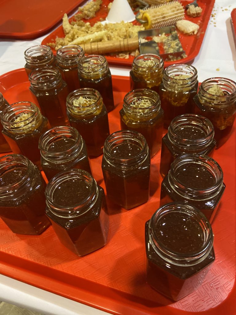 Honey collected by students in the Social Insect Lab.
