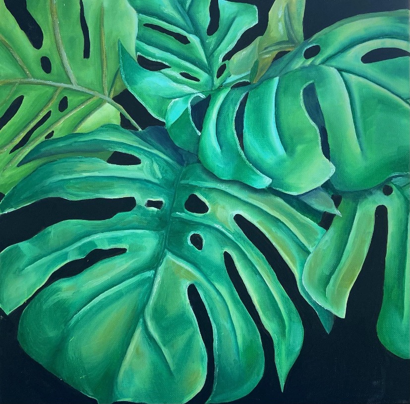 One of the pieces of artwork sold by Taylor at the Philadelphia Art Show.