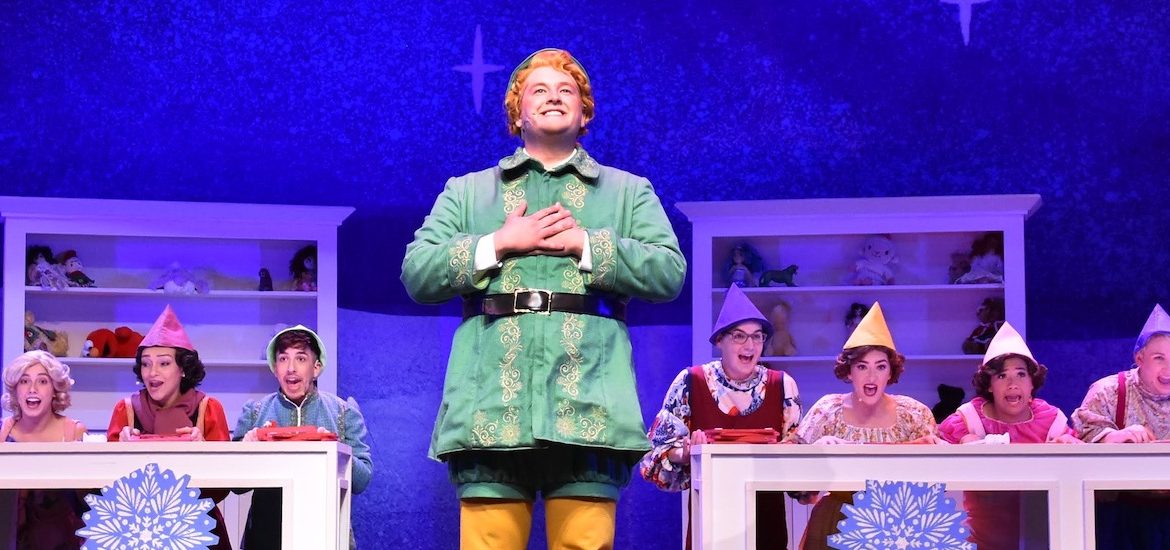 Nick Flagg as Buddy the Elf in Elf the Musical.
