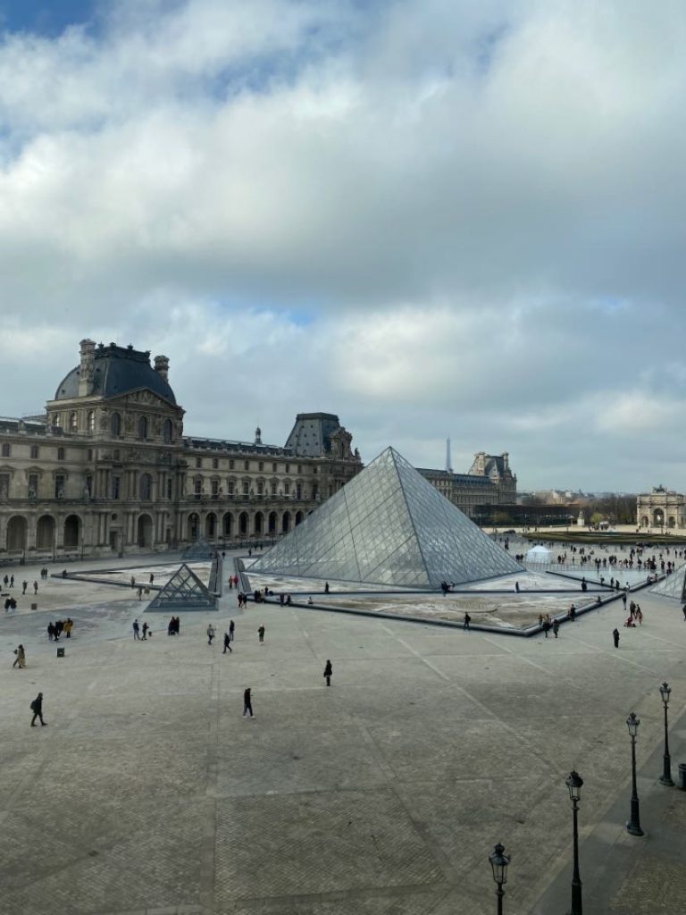 Picture Calysta took of the Louvre Museum.