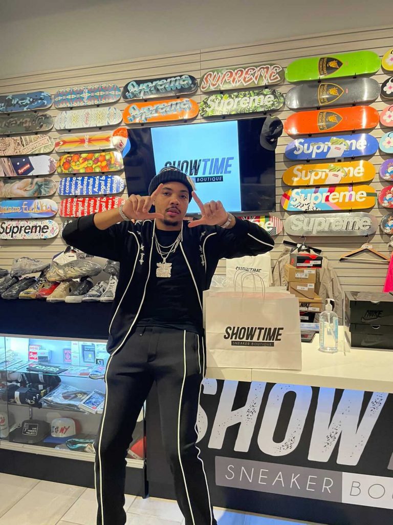 Celebrity client G-herbo at Showtime Jersey Gardens location.
