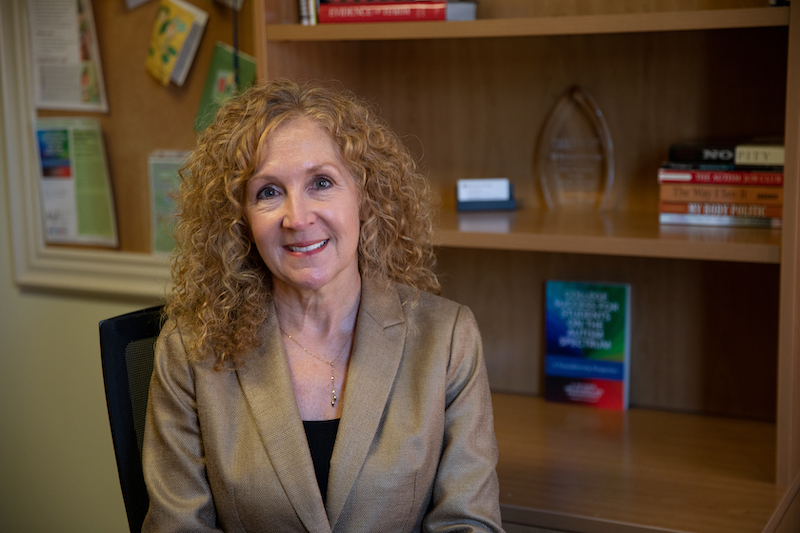 Dr. Accardo poses in her office.