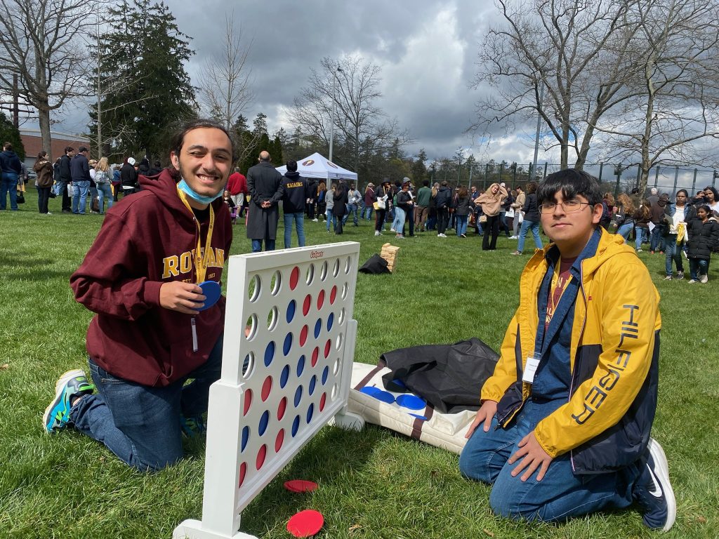 Victor Aretegra (pictured on the left) and his friend Colvin Abdaulkander (pictured on the right) are enrolling in the Physics and Engineering program respectfully.