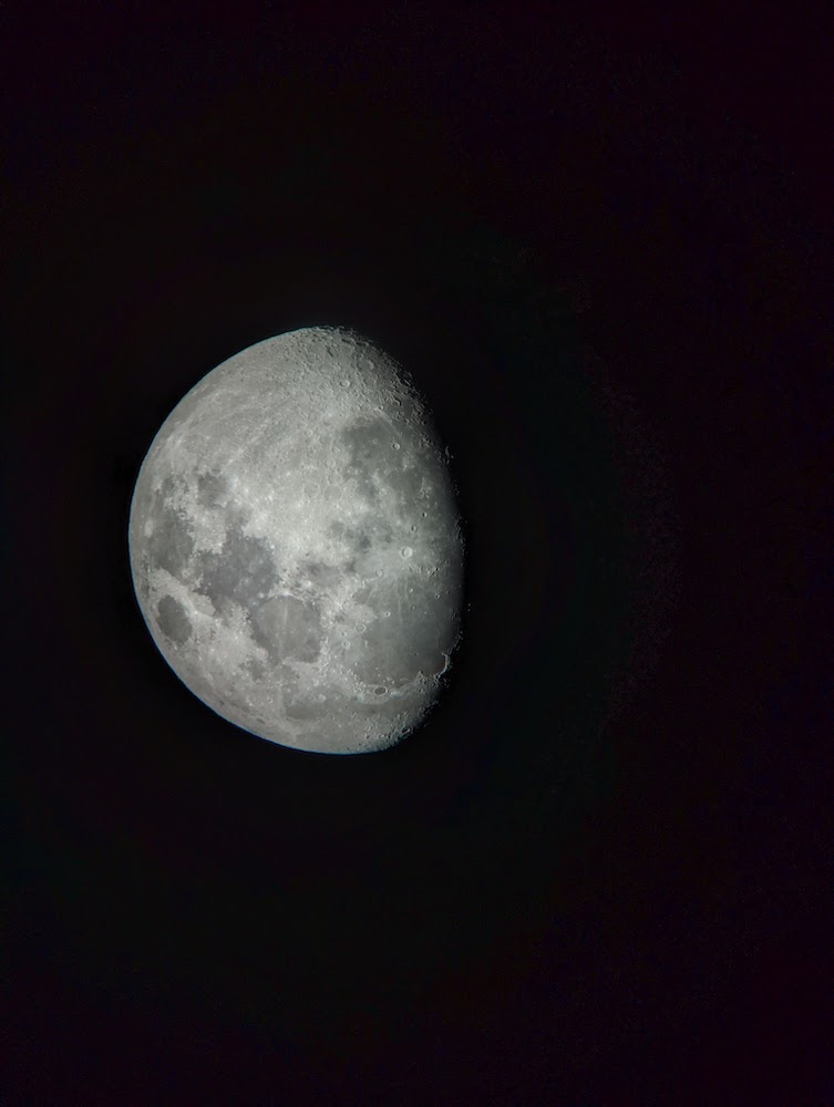Electrical and Computer Engineering major Benjamin Busler took this image of the moon.