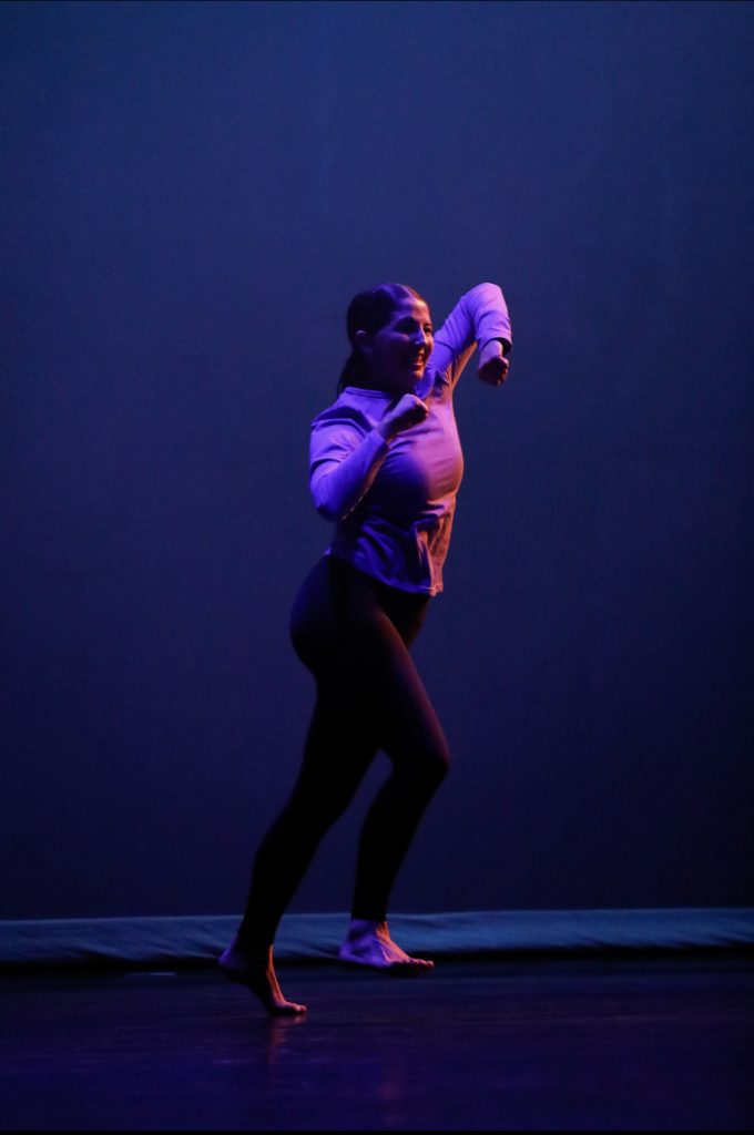 Jordyn performing in the Dance Extensions Showcase- Photo by Joseph Conte. 