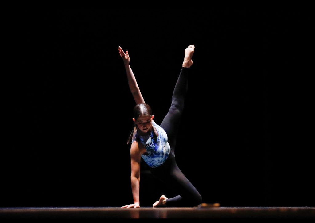 Jordyn performing in the Dance Extensions Showcase- Photo by Joseph Conte. 
